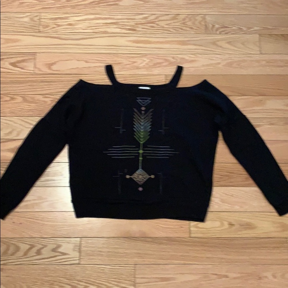 Cold Shoulder Sweatshirt